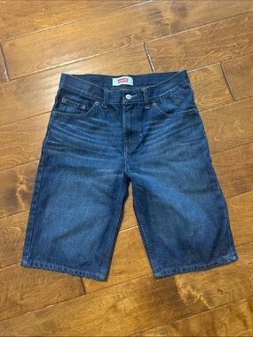 Levi's Dark Blue Denim Jean Shorts